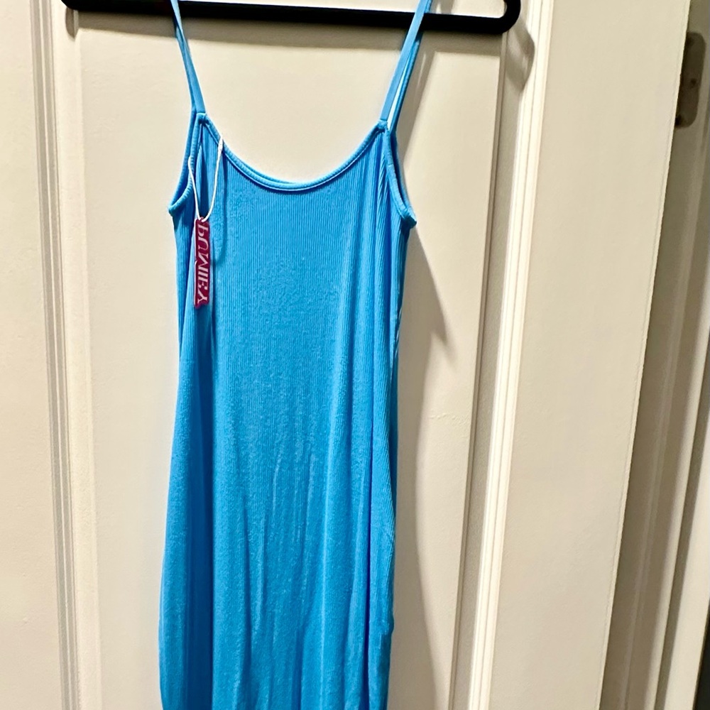 Vibrant Blue Maxi Dress